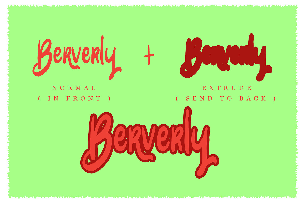 Clarra Layered Fonts preview 2