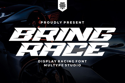Bring Race Racing Font, a Font by Multype Studio
