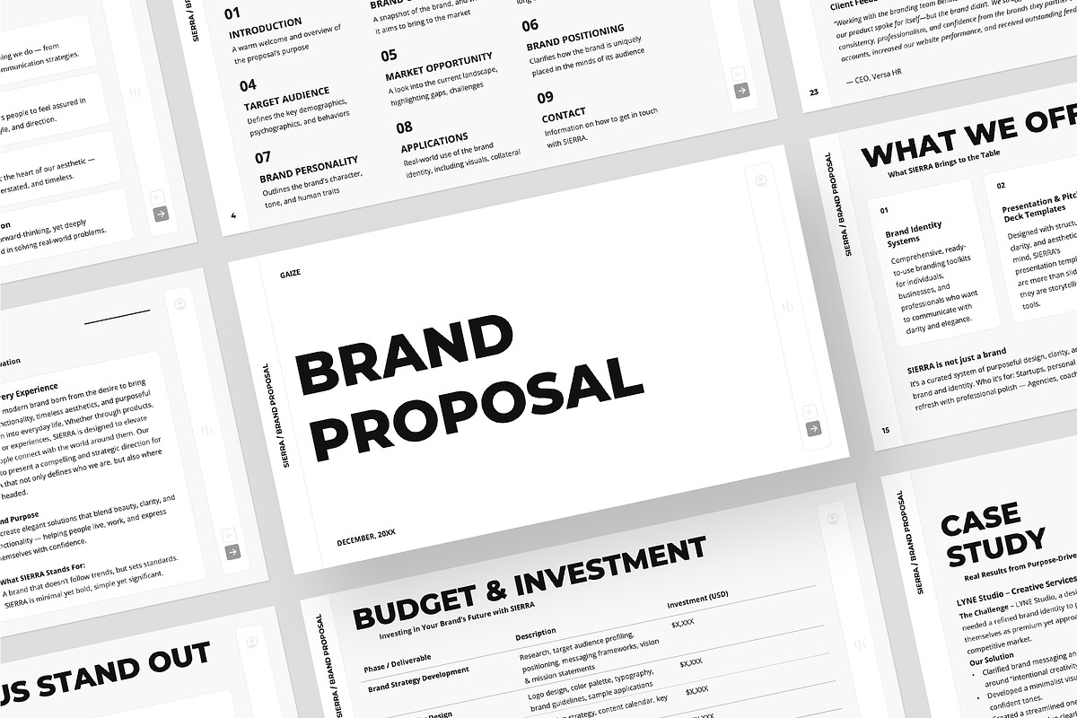 Brand Proposal PowerPoint Template