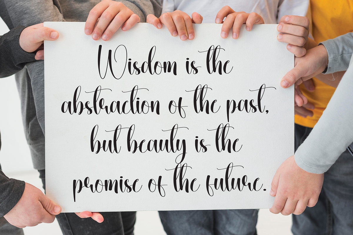 Blushing | Script Font, a Handwritten Font by Scratchones (Photo 4 of 8)