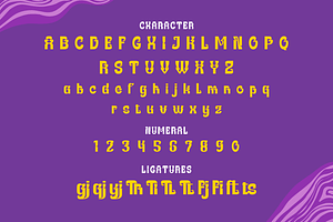 KAYINO Groovy Retro Font