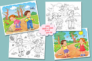 Four seasons bundle, an Animal Illustration by Haso (Thumbnail 2 of 4)