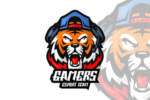 Gamers Mascot Esport Logo Design., a Branding & Logo Template by VectorCraft
