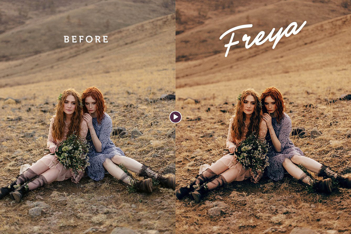 Freya Portrait Action for Photoshop, an Action Add-On by skybluecreative (Photo 3 of 9)