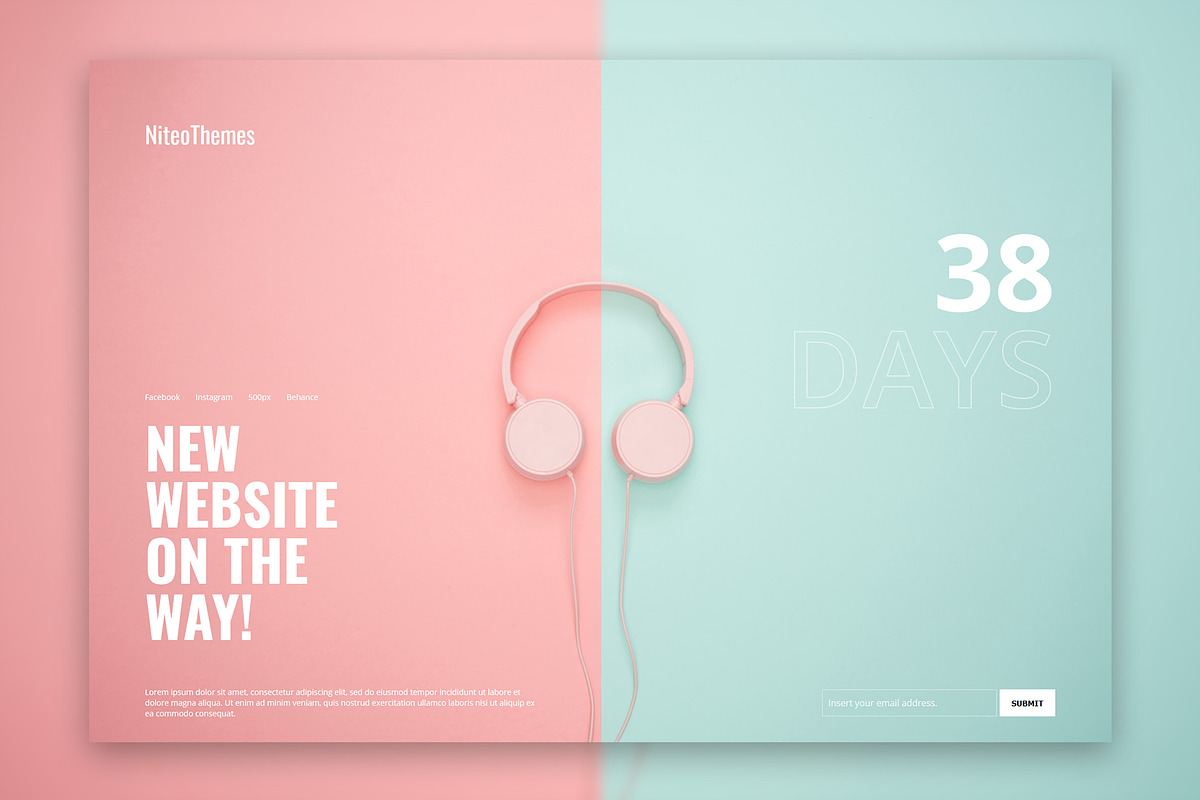 CMP Mercury -Coming soon,Maintenance, a WordPress Template by NiteoThemes (Photo 3 of 3)