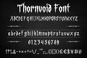 Thornvoid Razor Sharp Gothic Horror, a Handwritten Font by OWPictures (Thumbnail 11 of 11)