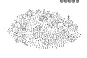 City Districts Icon Pack, an Object Illustration by Ilia Design (Thumbnail 8 of 14)