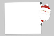 Santa Peeking, an Illustration by Illustrations by Jessie (Thumbnail 3 of 5)