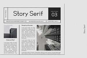 HU Story Serif / 20% OFF