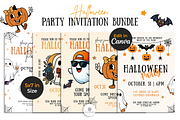 Halloween Invitation Template Bundle, a Brochure Template by Nina Shaw (Thumbnail 1 of 12)