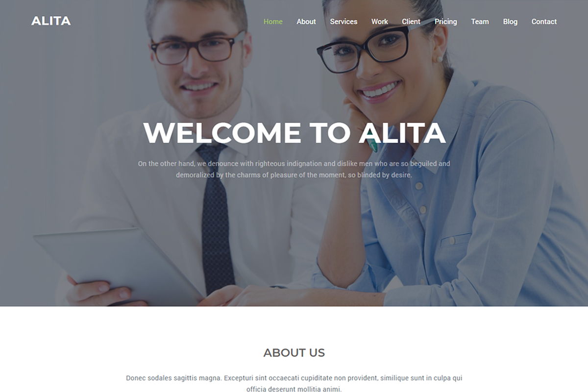 Alita - Multipurpose Template, a Bootstrap Template by shreethemes (Photo 7 of 14)