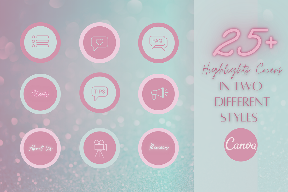 Nail Instagram Template Green & Pink, a Social Media Template by Faytemplates (Photo 5 of 10)