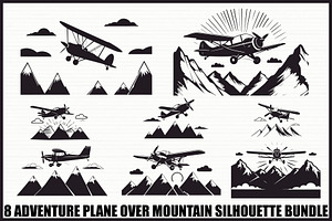 Adventure Plane Set, an Illustration by jahid234
