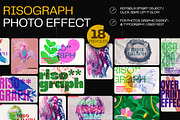 18 PSD Risograph Photo Effect, a Layer Style Add-On by dokudokunomi (Thumbnail 1 of 3)