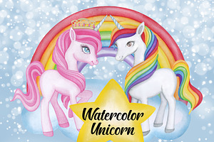 Watercolor Unicorn