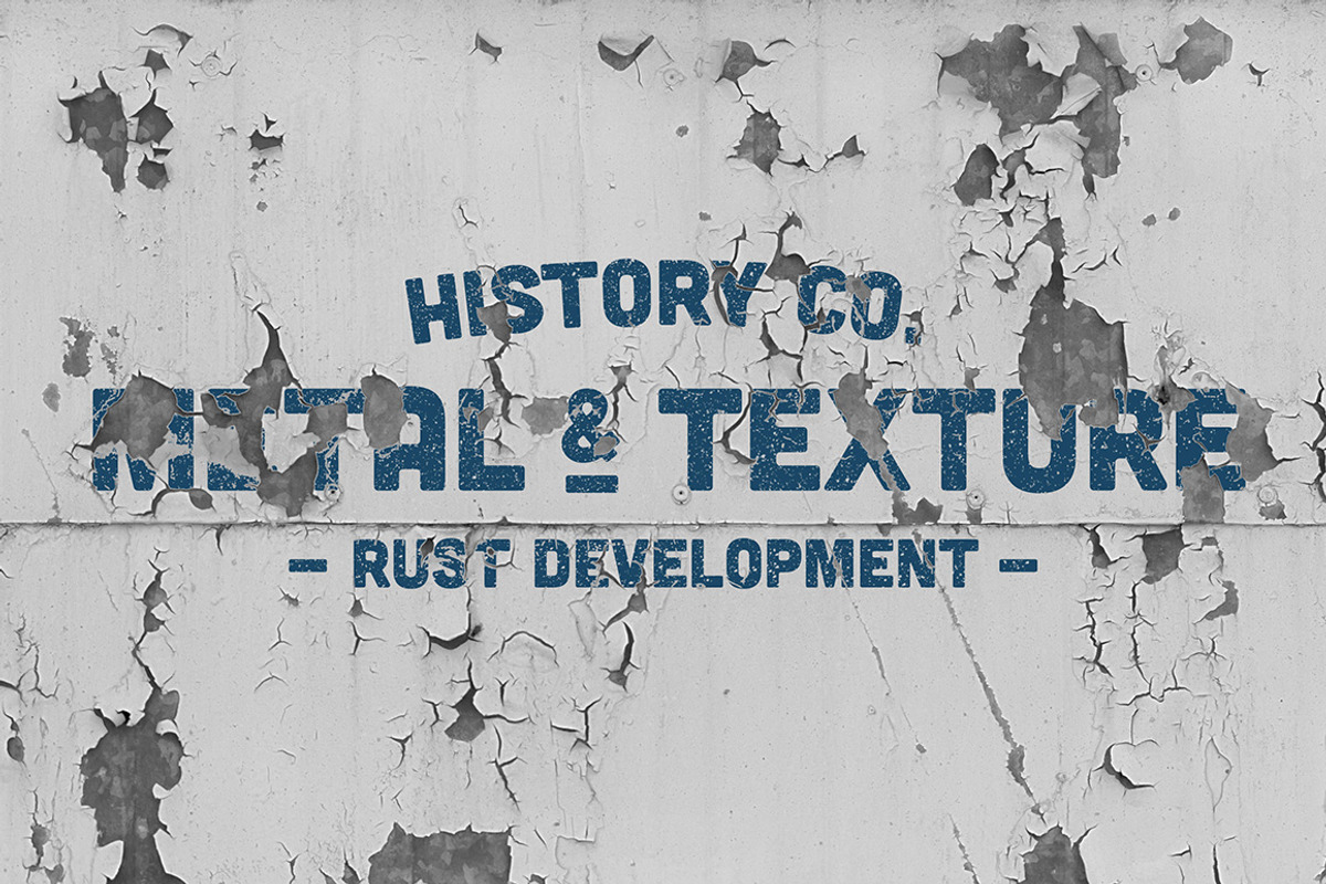 8 Rust Metal Overlay Textures Mockup preview 4