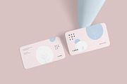 Rounded Business Card Stack Mockups, a Product Mockup by DesignNeutrons