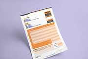 MS Word Invoice Template (5 Colours), a Stationery Template by WonderShop (Thumbnail 3 of 6)