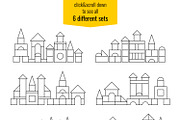 Toy bricks building towers, an Education Illustration by Primula`s shop (Thumbnail 2 of 3)
