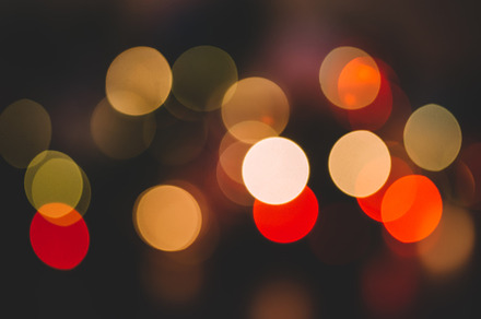 Beautiful Christmas Bokeh, an Abstract Photo by David Khelashvili