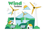 10 Wind Turbine Illustration, a Technology Illustration by denayunebgt (Thumbnail 4 of 4)
