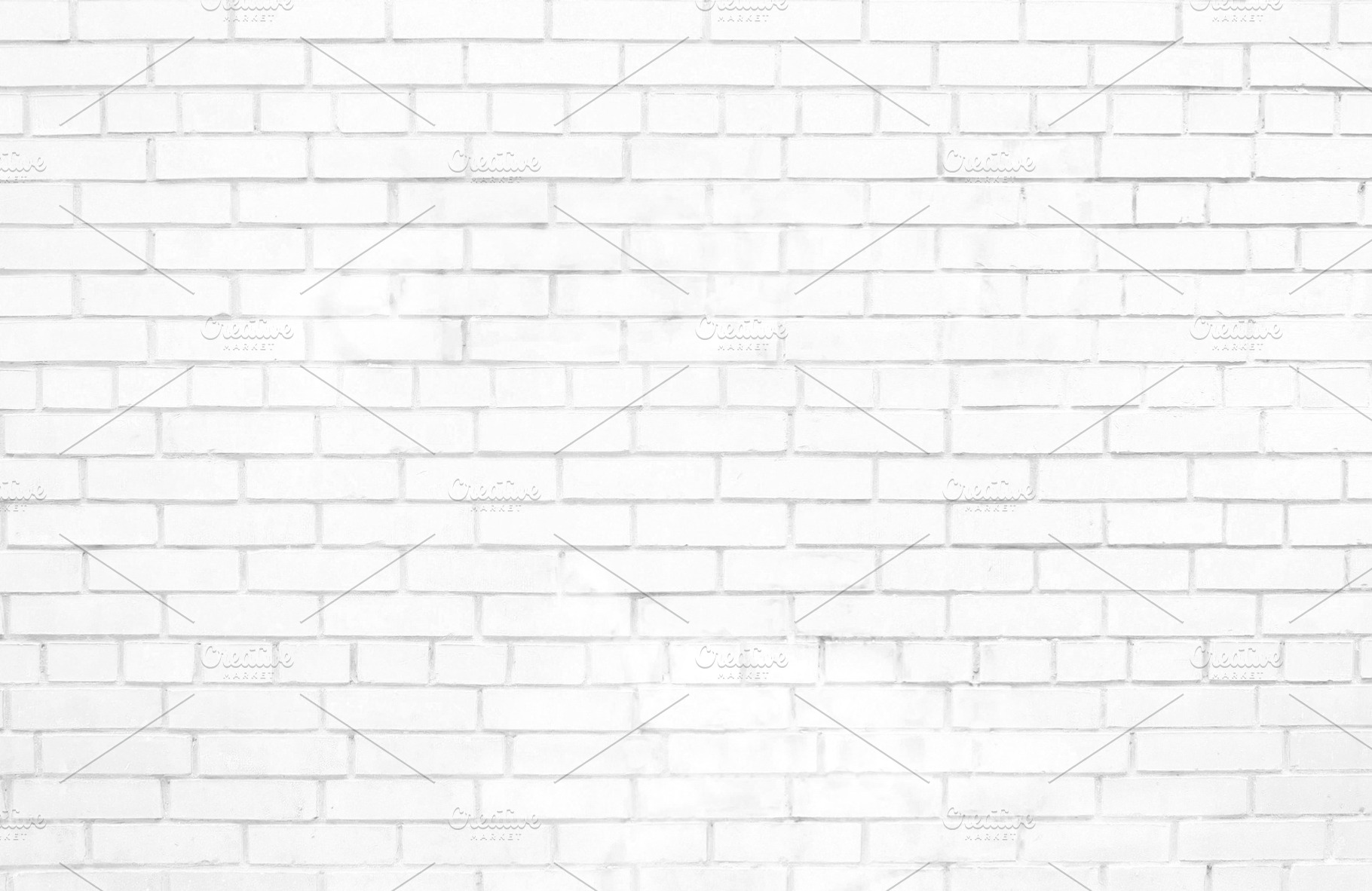 Painted white brick wall., an Abstract Photo by KulT design