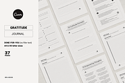 Gratitude Journal Canva Template, a Presentation Template by BrilaMade (Thumbnail 1 of 4)