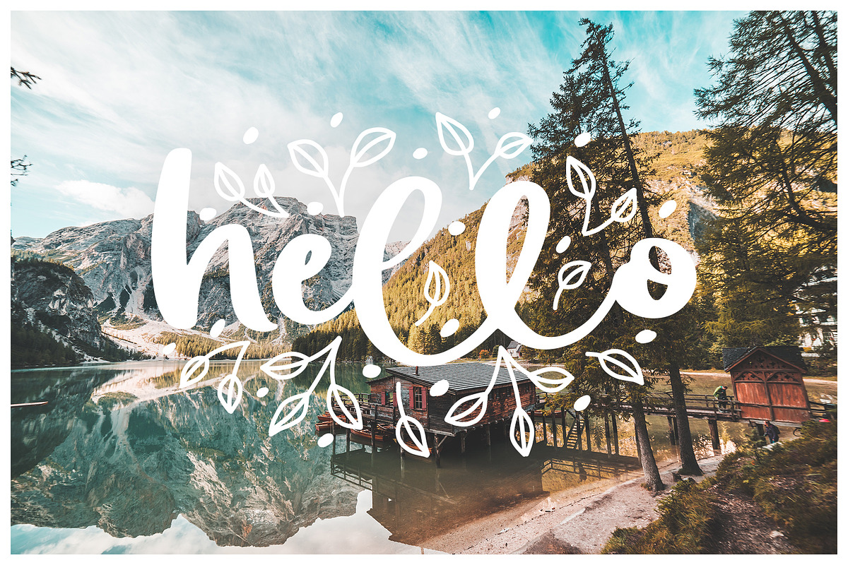 Be Amazing Font with Posters & Decor preview 2