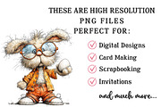 Quirky Easter Animals Clipart, an Illustration by OK Design (Thumbnail 4 of 6)
