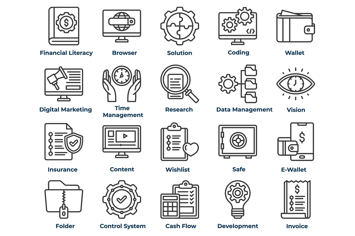 Planning and Organization Icon, an Icon by Tekuni (Photo 7 of 14)