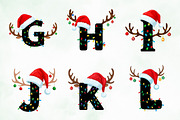 Christmas Alphabet Png Clipart, an Illustration by Creative Art (Thumbnail 2 of 10)