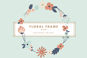 Floral Frame & Overlay