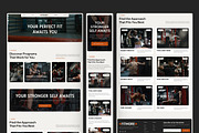 Modern Fitness & Gym Studio Website, an UI Kit Template by peterdraw (Thumbnail 4 of 7)