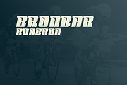 Runoba - Modern Sport Typeface, a Sans Serif Font by Letterna (Thumbnail 2 of 4)