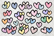 Cute Pastel Hearts PNG & SVG, an Object Graphic by DREAMs Soul G. (Thumbnail 2 of 3)