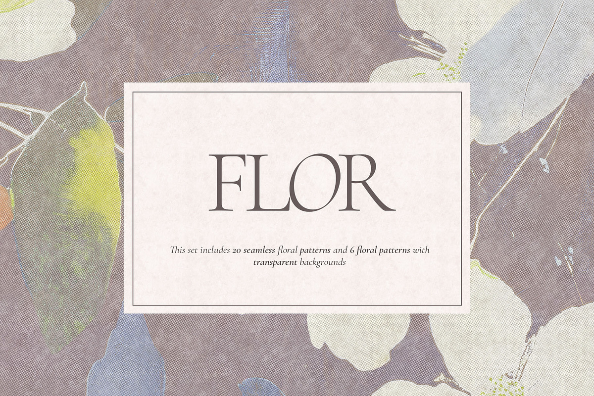 FLOR Seamless Patterns Collection, a Pattern Graphic by nkate (Photo 1 of 13)