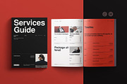 Services and Pricing Guide Template, a Brochure Template by ArtisanaAura (Thumbnail 1 of 9)