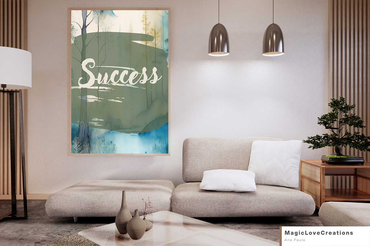 Spiritual Positive Quote Print Wall, a Poster Template by MagicLove Creations (Photo 7 of 10)