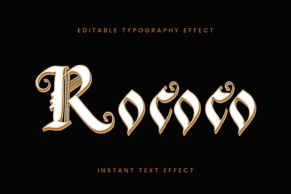 Rococo Ornamental Gothic Text Effect preview 3