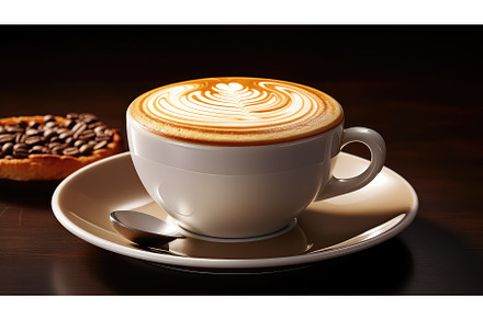 aroma foam coffee drink cappuccino, a Food & Drink Photo by pikepicture