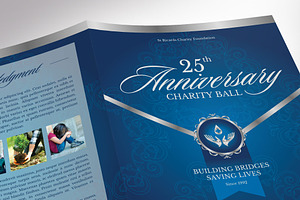 Blue Silver Anniversary Gala Program