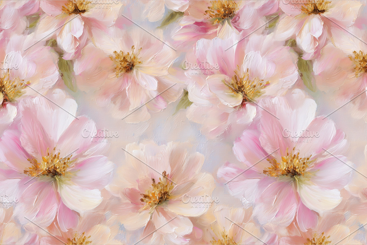 Spring Cherry Bloom Patterns Set, a Pattern Graphic by LoveDesignShop (Photo 5 of 7)