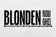 Blonden Rough, a Sans Serif Font by Craft Supply Co. (Thumbnail 1 of 8)