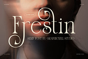 Frestin Elegant Serif Font, a Serif Font by Graphicxell (Thumbnail 1 of 8)
