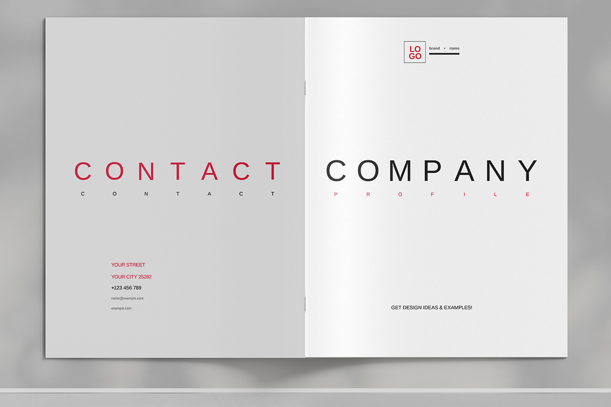 Black and Red Brochure Template, a Brochure Template by Boris Cupac (Photo 6 of 7)