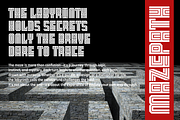 Pathline Multiline Maze Font, a Font by PutraCetol Studio (Thumbnail 4 of 5)
