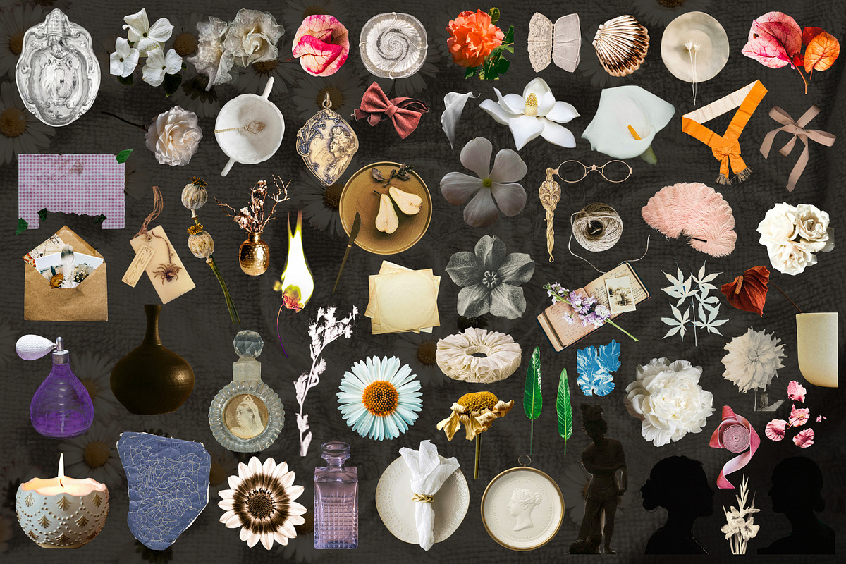 Victorian Album Collage Elements, an Object Graphic by Anzhelika (Photo 10 of 12)