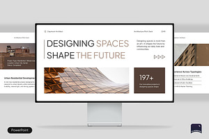 Architecture Pitch Deck, a Presentation Template by Claymoon Lab