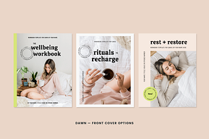 Wellness Workbook Bundle For Canva