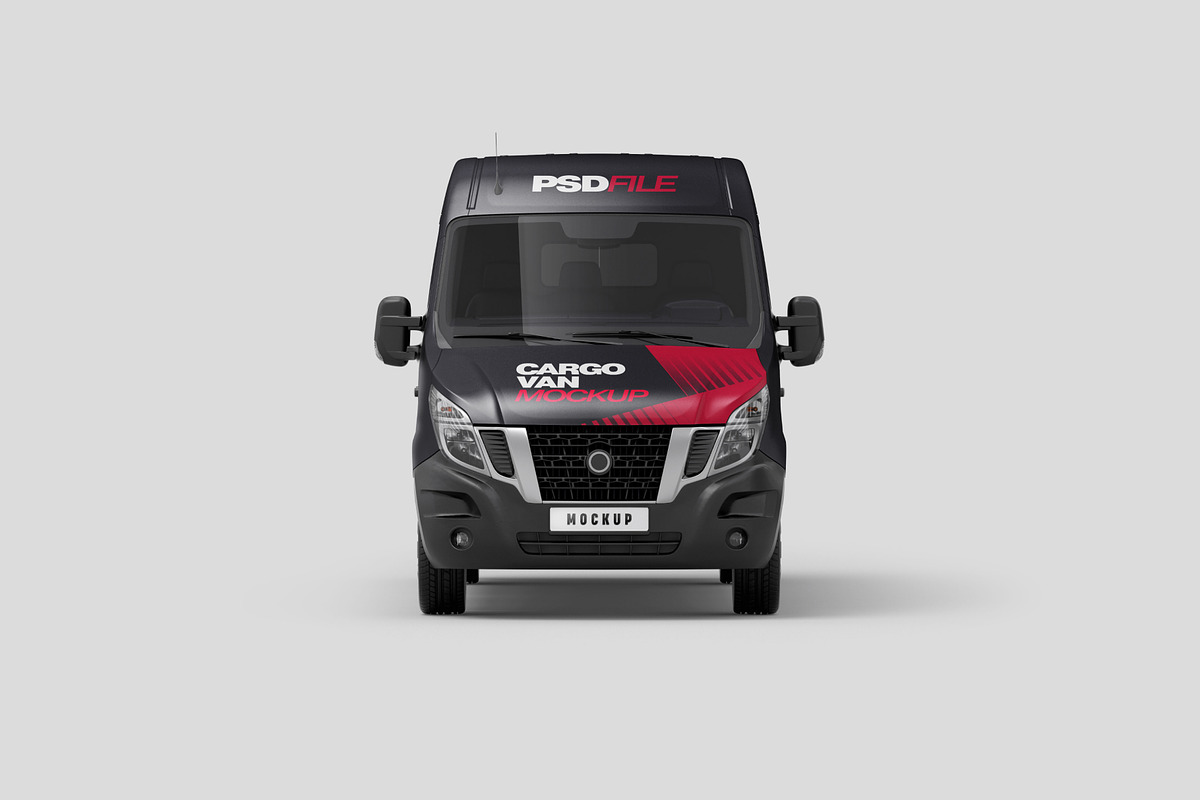 Cargo Van Mockup Set, an Advertising Mockup by Deeplab (Photo 9 of 10)